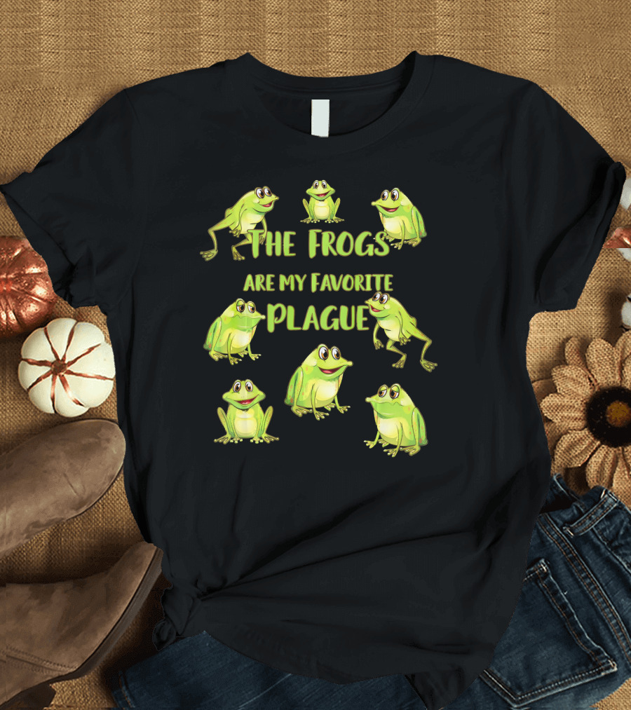 The Frogs Are My Favorite Plague Fun Cartoon Frogs T-Shirt