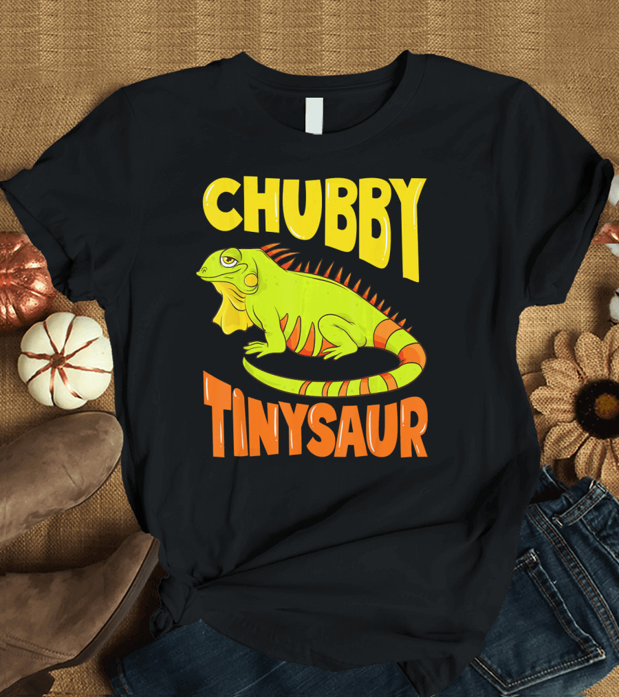 Chubby Tinysaur Iguana Lizard T-Shirt