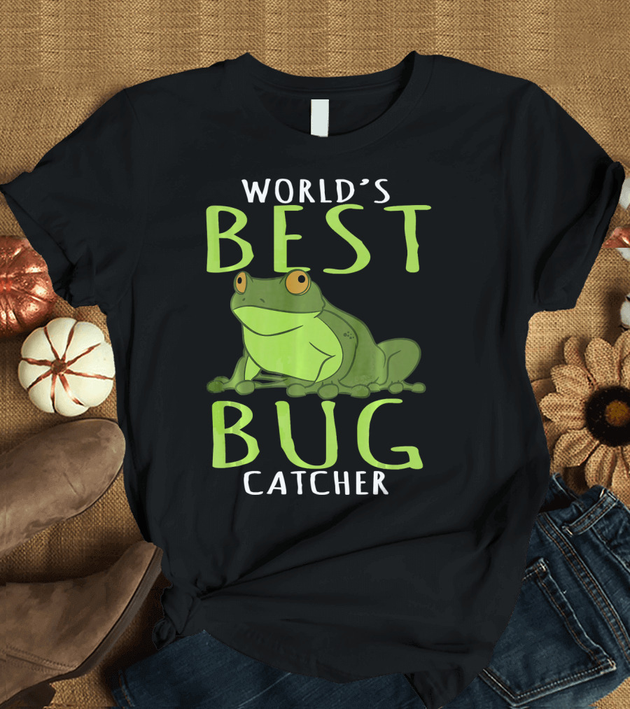 World's Best Bug Catcher Frog T-Shirt