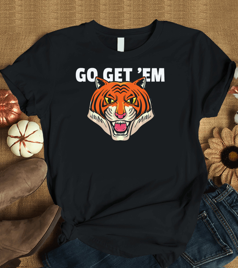 GO GET 'EM TIGER Face T-Shirt
