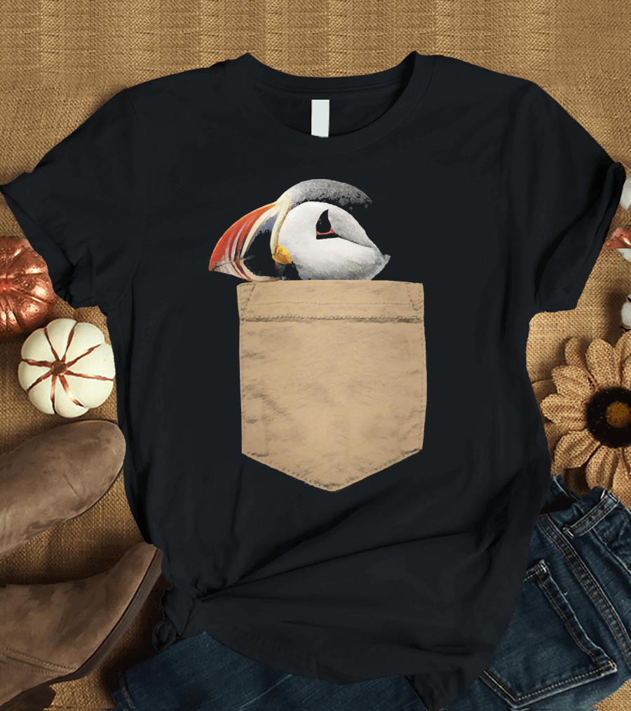 Puffin Lover Puffin in My Pocket T-Shirt