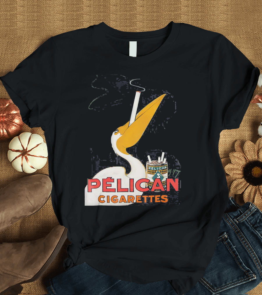 Pélican Cigarettes Vintage Ad Lou T-Shirt