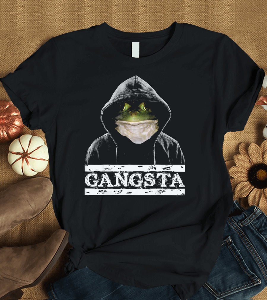 Gangsta Toad Lover Funny Frog Owner Women Me T-Shirt