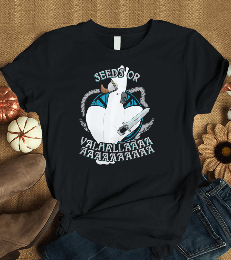 Seeds Or Valhallaaaaaa Viking Cockatoo T-Shirt