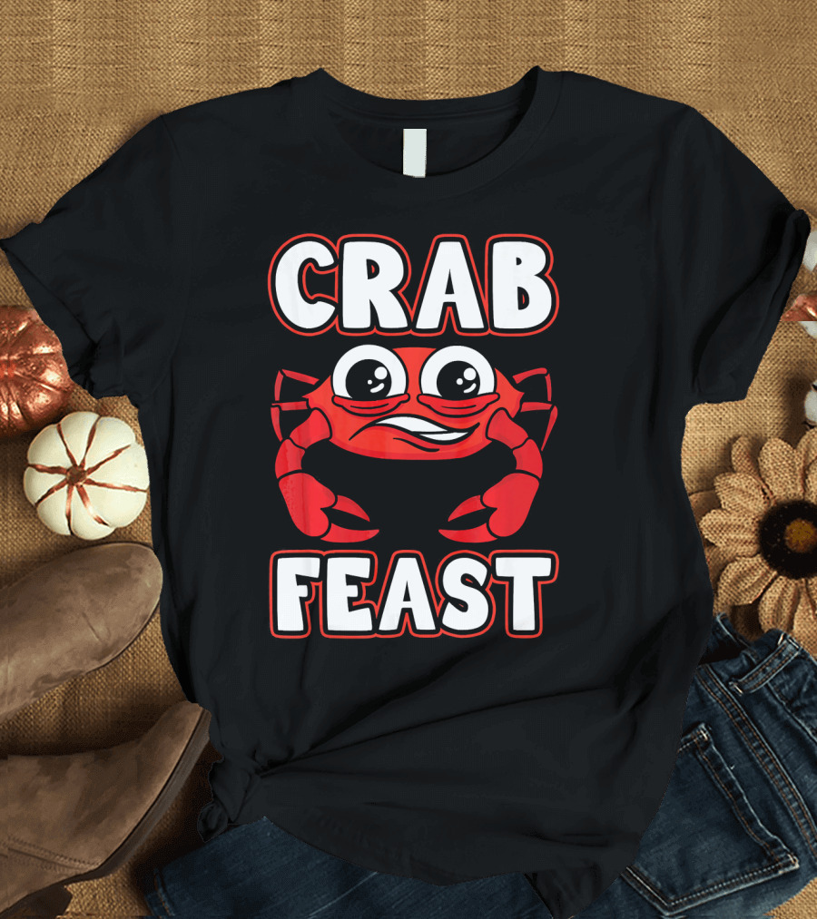 Crab Feast Seafood Summer Festival Crab Eating Fun T-Shirt
