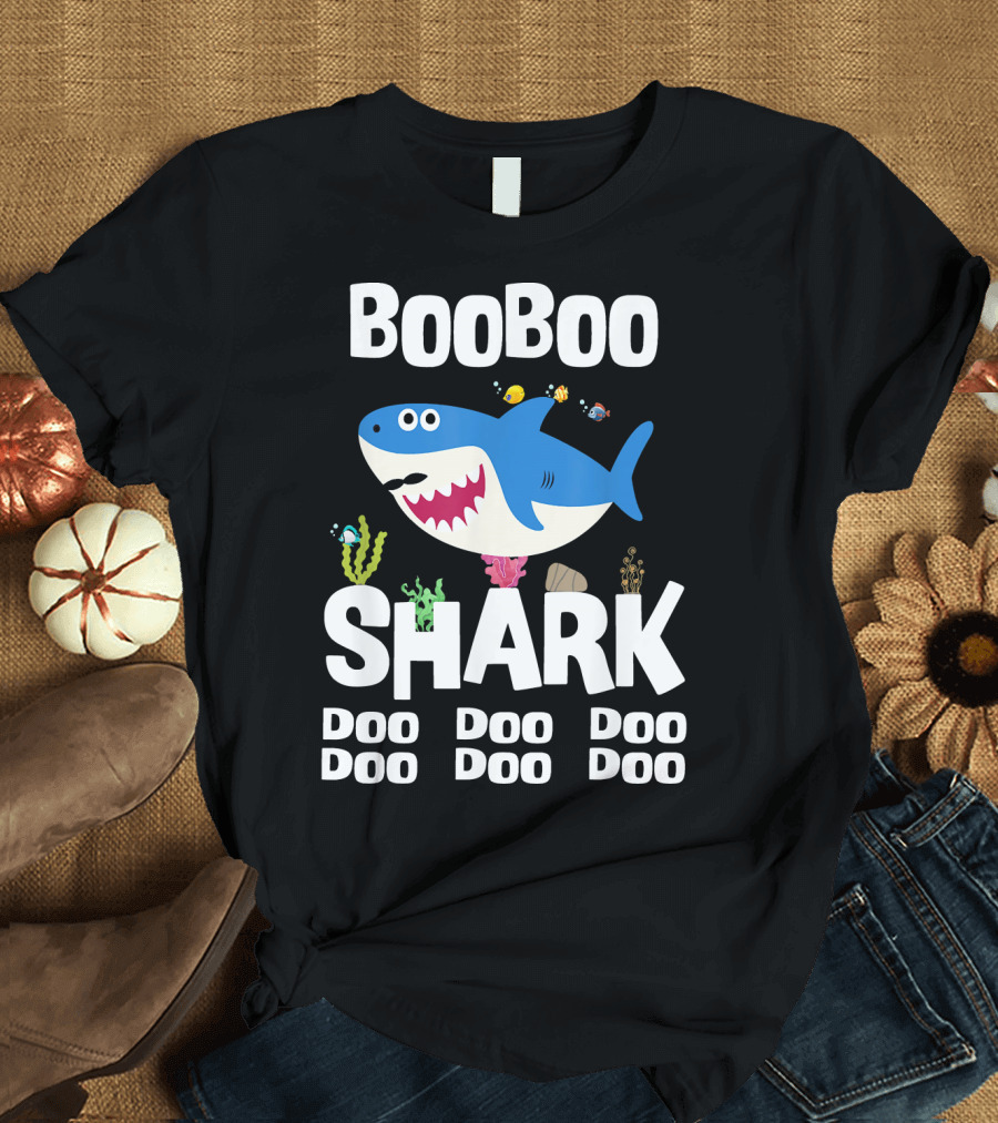 Booboo Shark Doo Doo Doo Family Fun Ocean Adventure T-Shirt