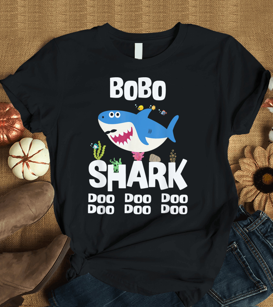Bobo Shark Doo Doo Doo Family Fun Undersea Adventure T-Shirt