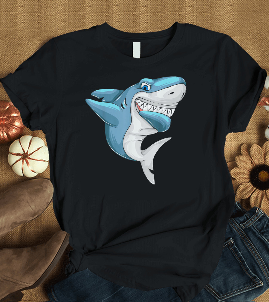 Dabbing Shark Sea Animal Life Ocean T-Shirt