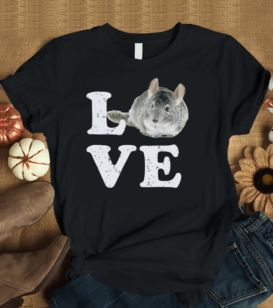 I Love My Chinchilla VE Chinchilli T-Shirt