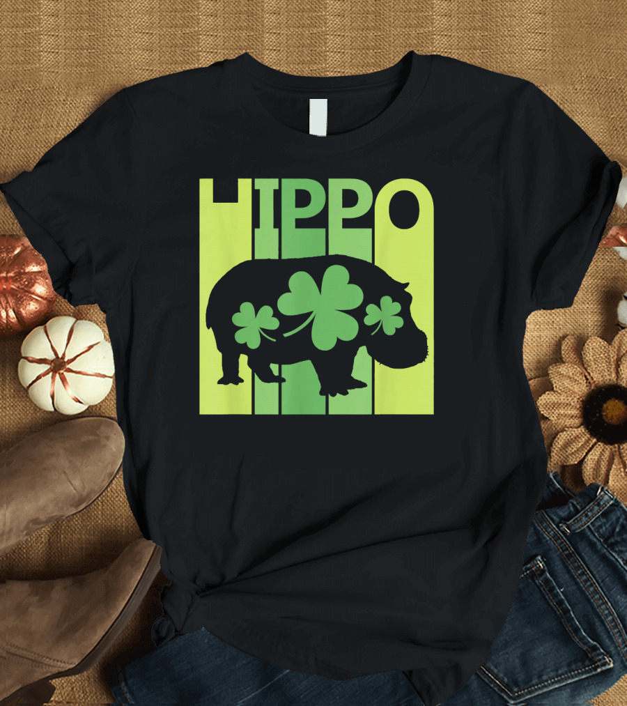 Lucky Hippo Clover T-Shirt