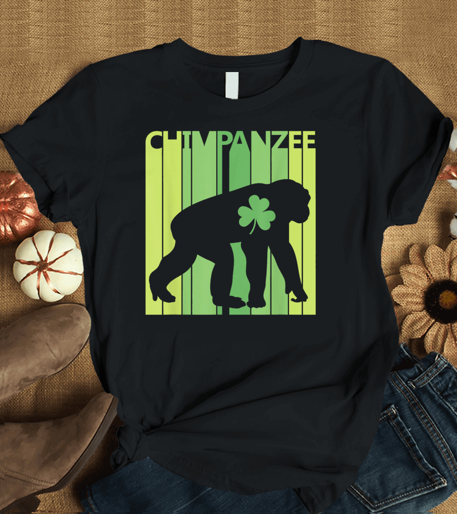 Chimpanzee Lucky Clover T-Shirt