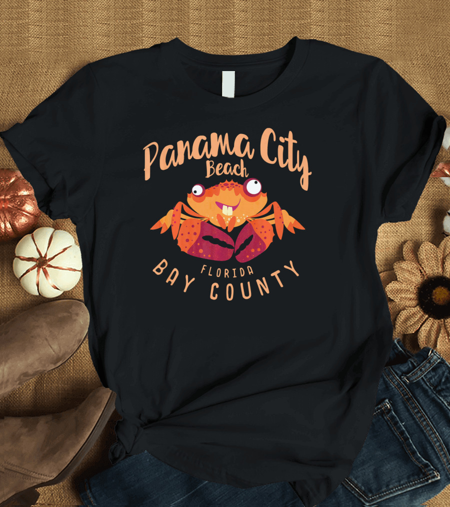 Panama City Beach Florida Bay County Crab Spring Break T-Shirt