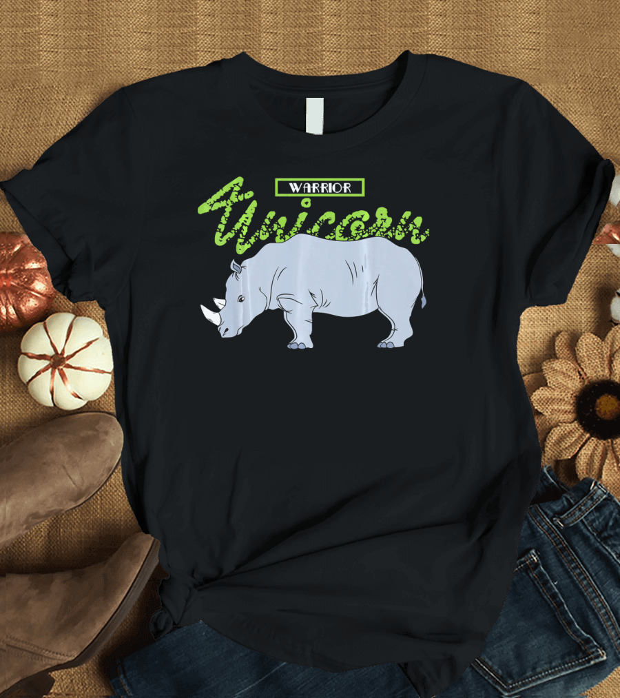Warrior Unicorn Rhino T-Shirt