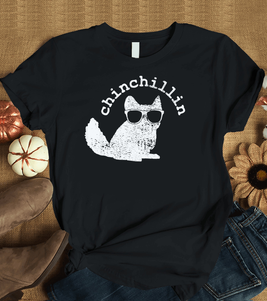 Chinchillin Vintage Chinchilla Funny T-Shirt