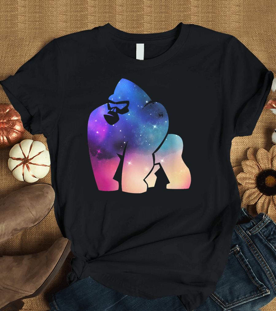 Cosmik Gorilla Galactic Shades Celestial T-Shirt