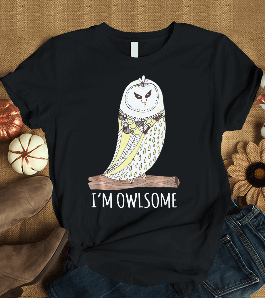 I'm Owlsome Cute Owl T-Shirt