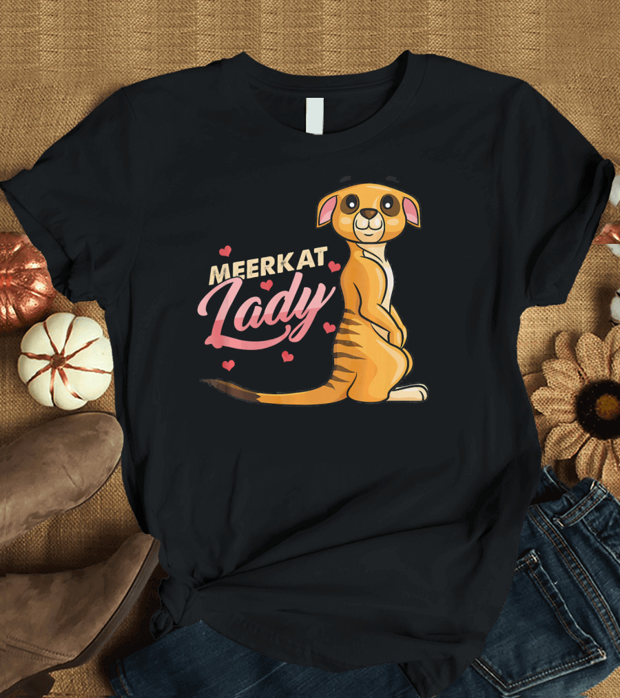 Meerkat Lady Cute Love Meerkat Mom T-Shirt