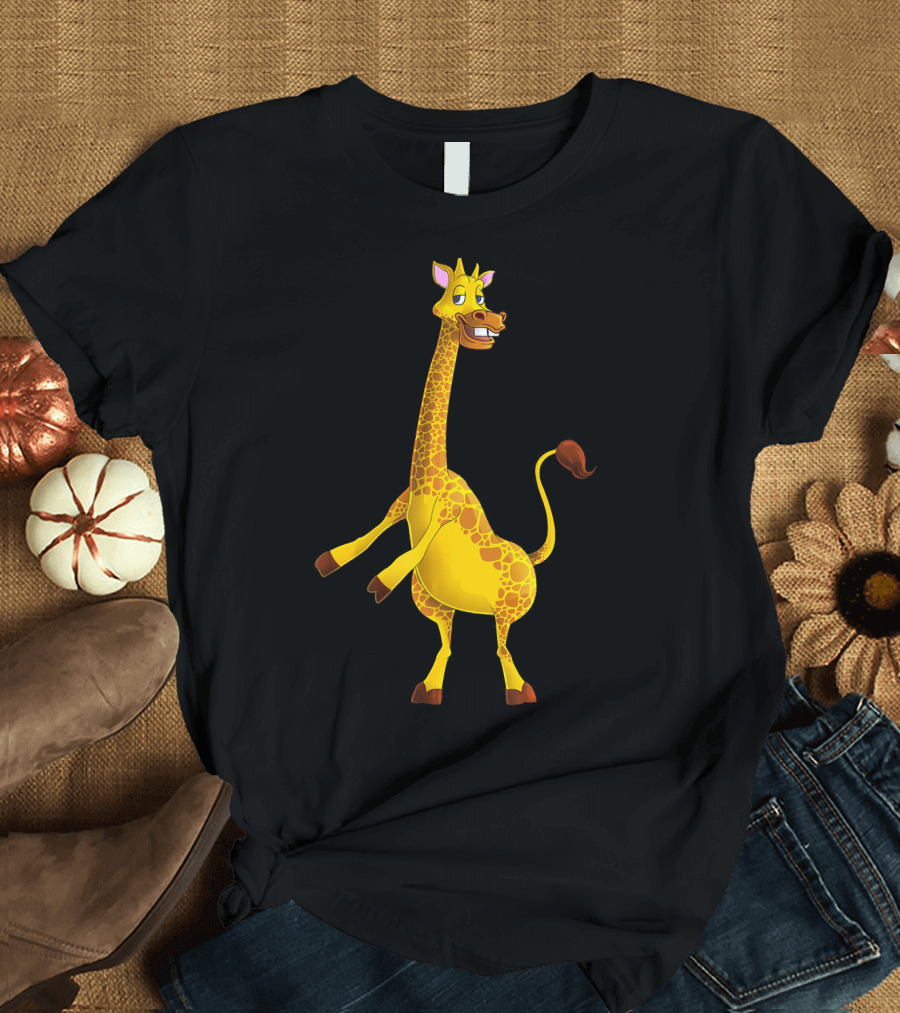 Funny Giraffe Dancing Cool Floss Moves T-Shirt