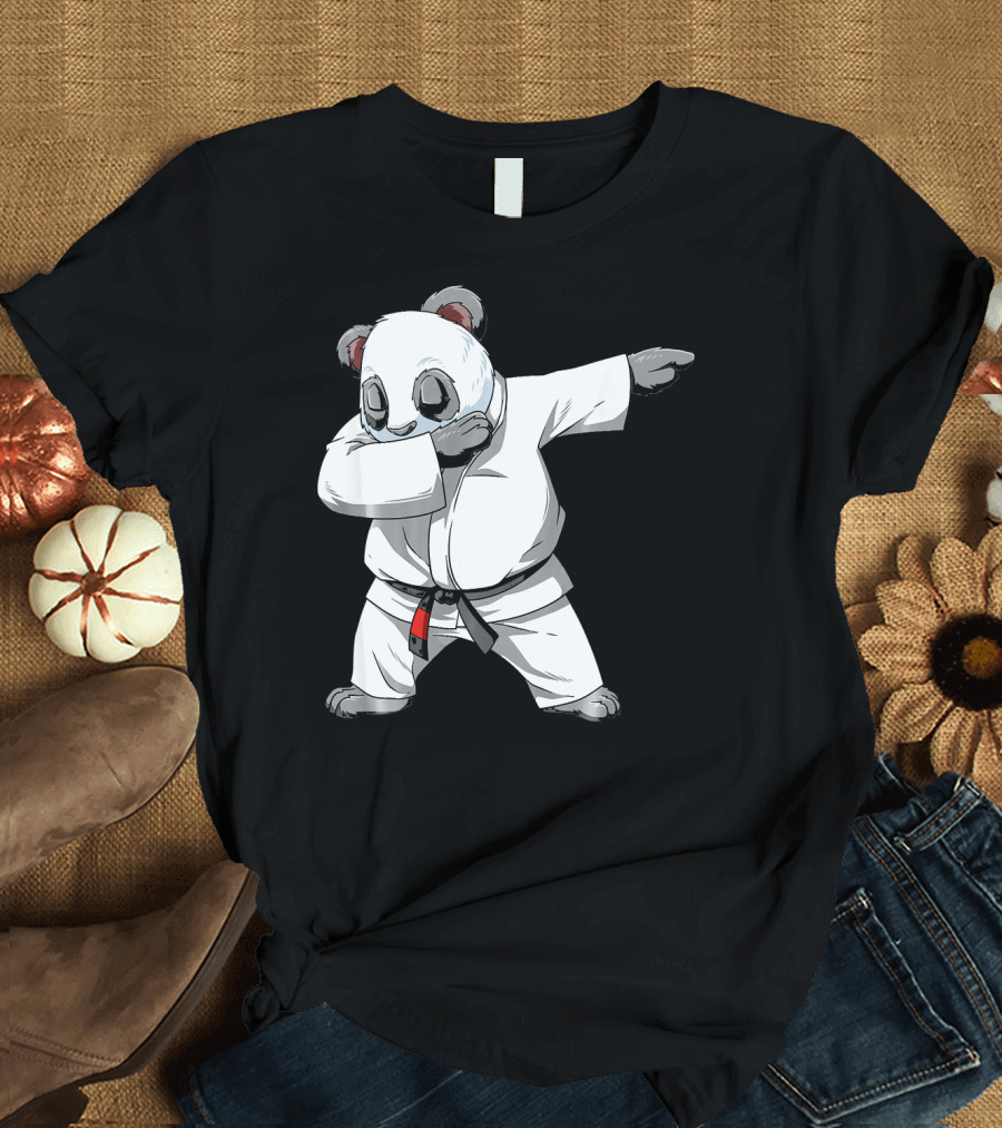 Dabbing Panda Brazilian Jiu Jitsu BJJ Martial Arts T-Shirt