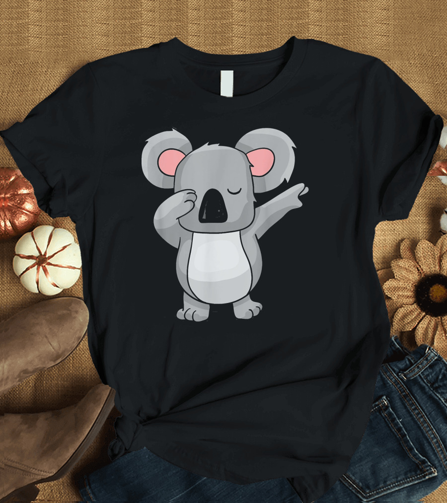 Dabbing Koala Dab Dance Pose Cute Funny T-Shirt