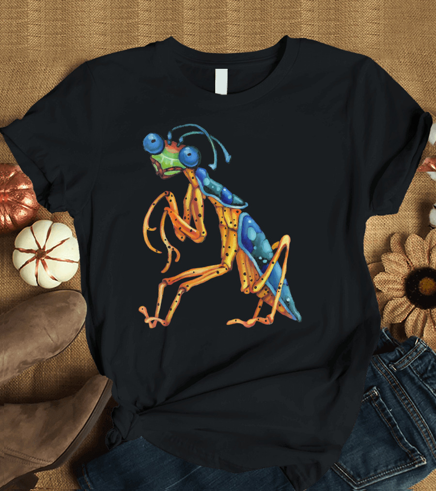 Colorful Grasshopper Insect Bug T-Shirt