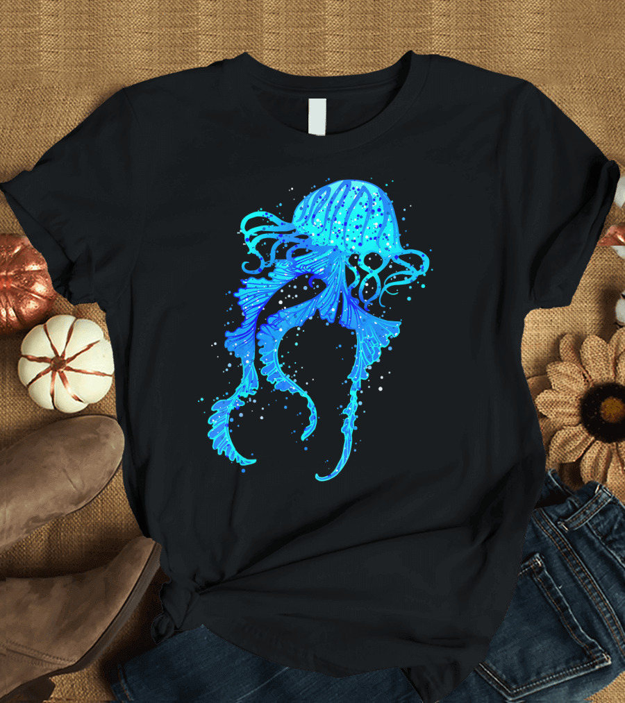 Beautiful Blue Jellyfish T-Shirt