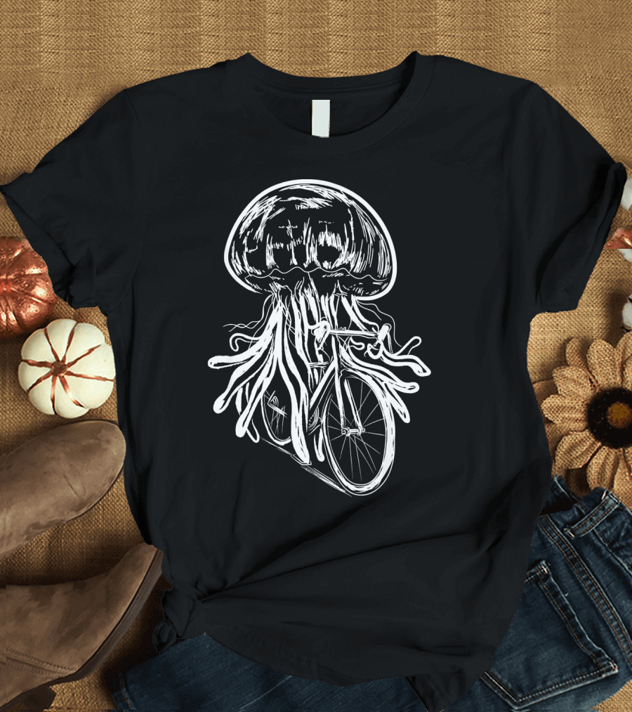 Jellyfish Bicycle Cycling Clothes Cyclis T-Shirt