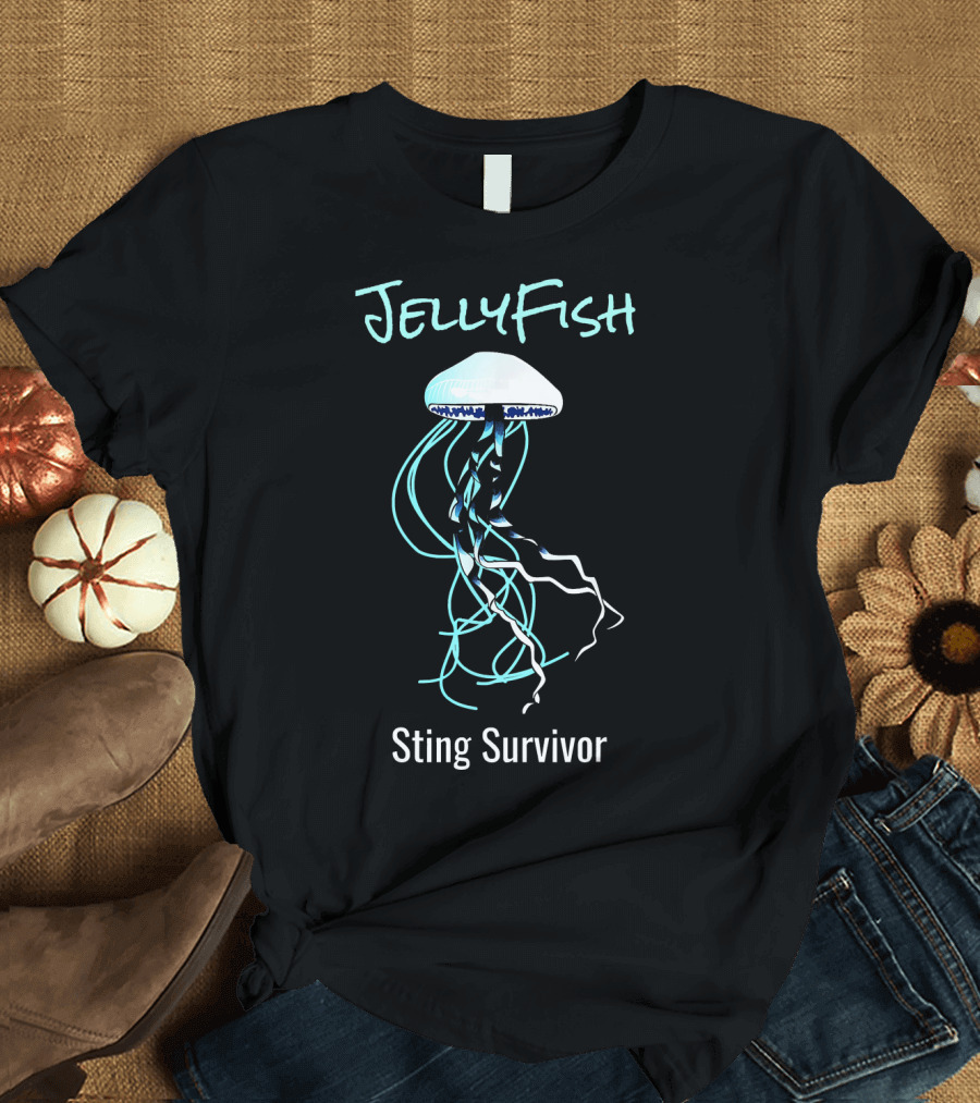 Jellyfish Sting Survivor Sarcastic T-Shirt