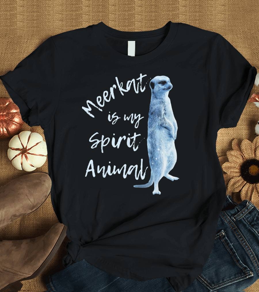 Meerkat is My Spirit Animal Kids Funny Meerkat T-Shirt