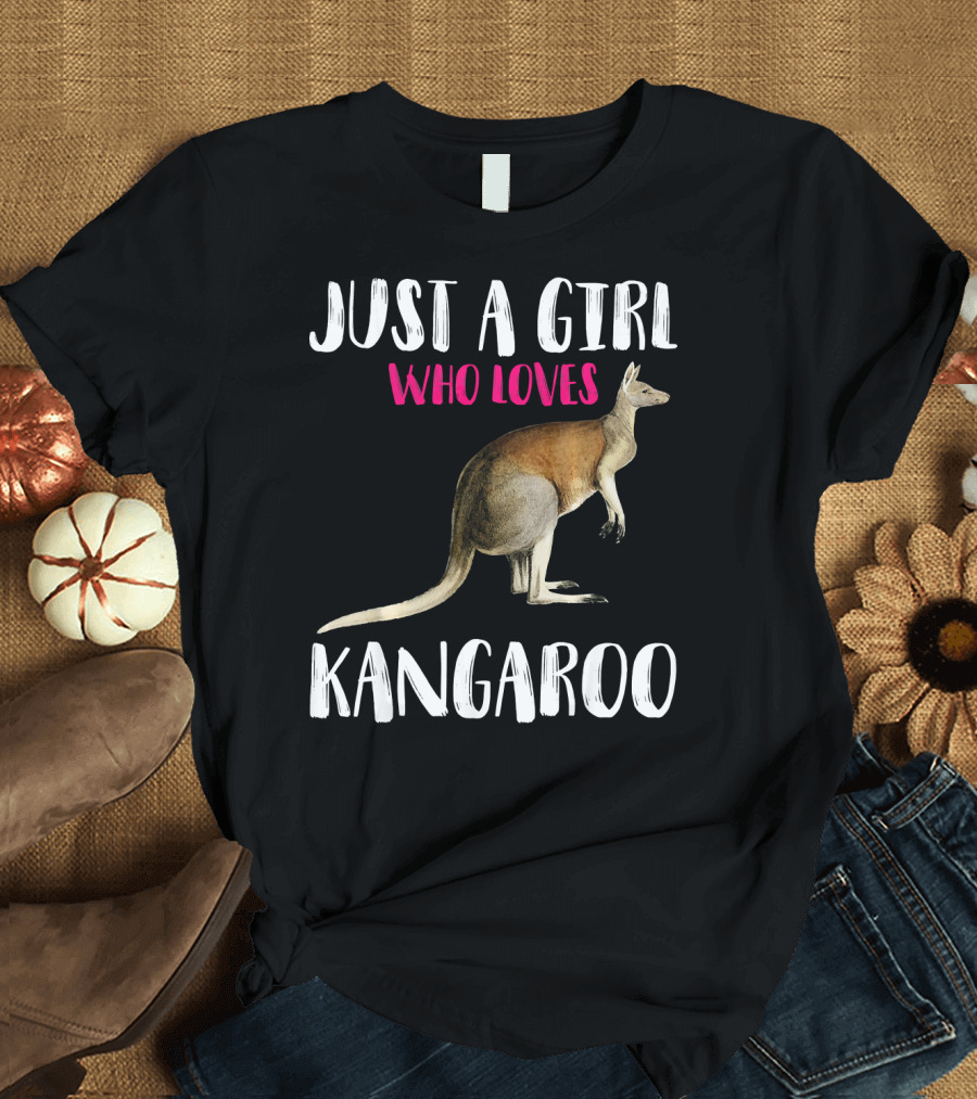 Just A Girl Who Loves Kangaroo T-Shirt