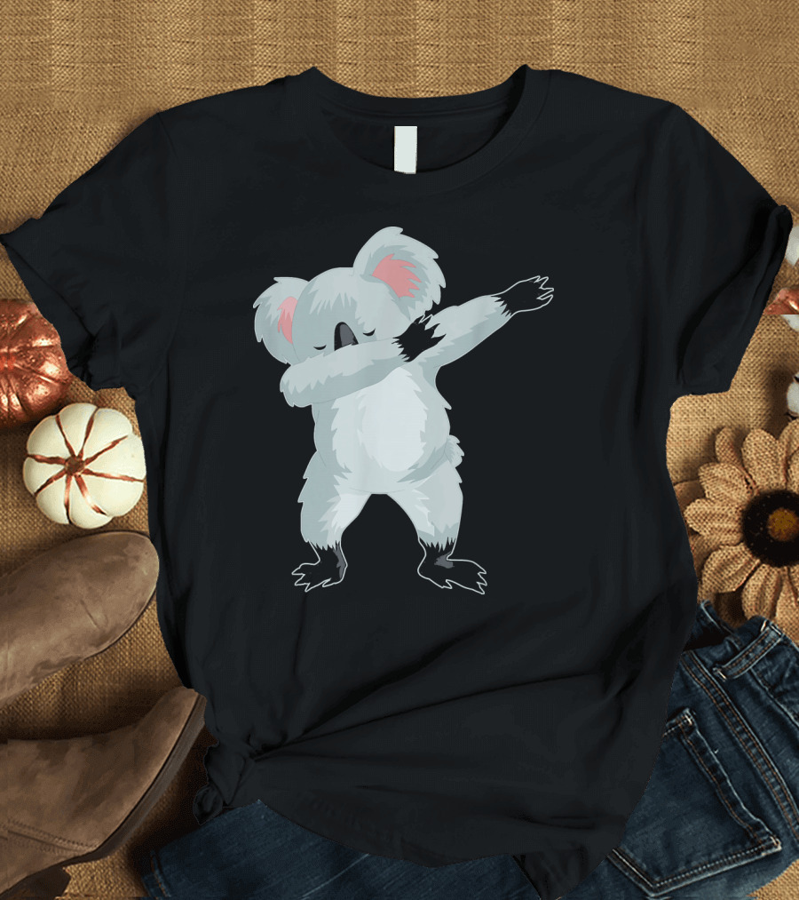 Koala Cute Dabbing Funny Dab Dance T-Shirt