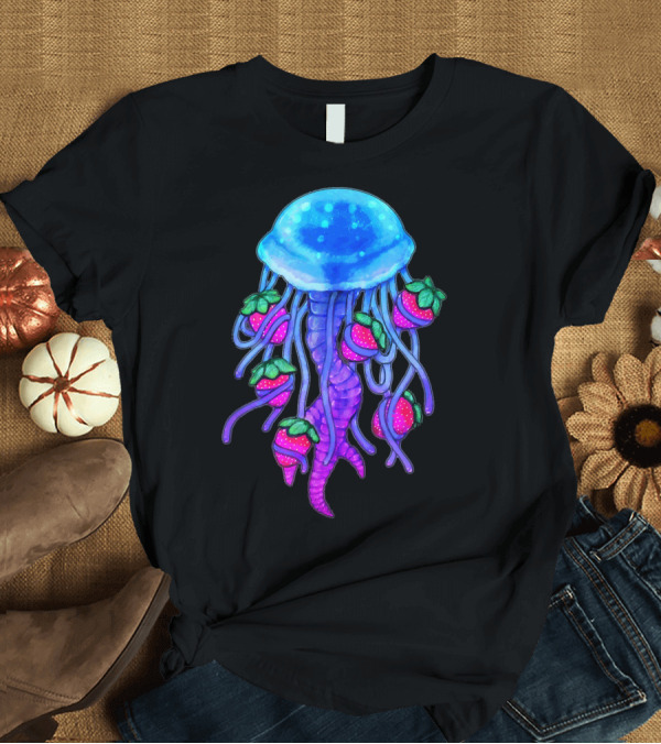 T-Shirt: Pastel Gothic Strawberry Jellyfish Monster T-Shirt Pastel Gothic Strawberry Jellyfish Monster T-Shirt