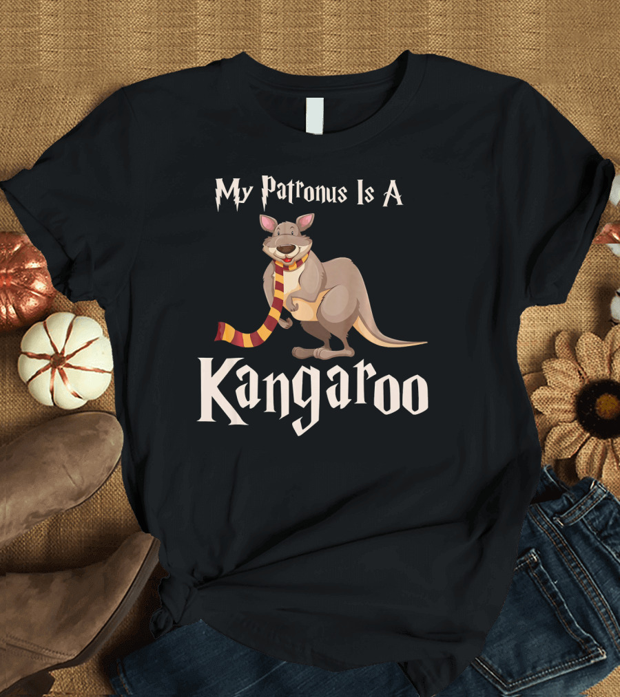 My Patronus Is A Kangaroo Cute Australia Harry Magic Scarf T-Shirt