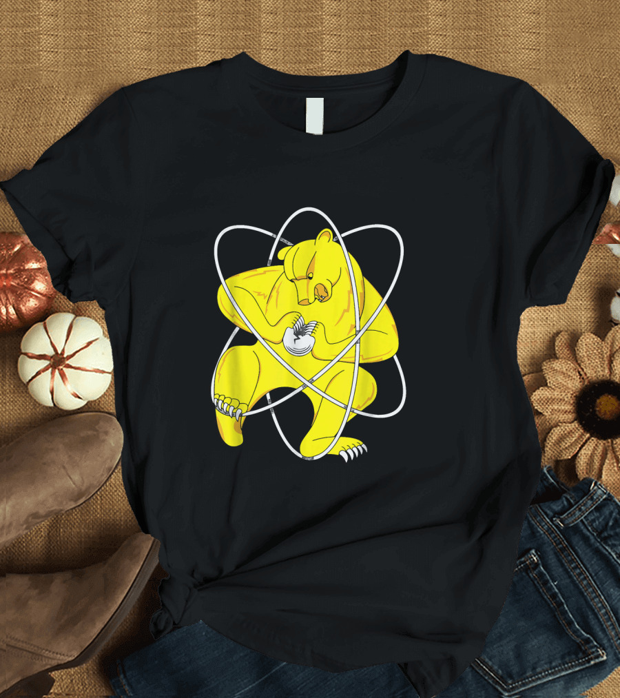 Zheleznogorsk Yellow Bear Splitting Atom T-Shirt