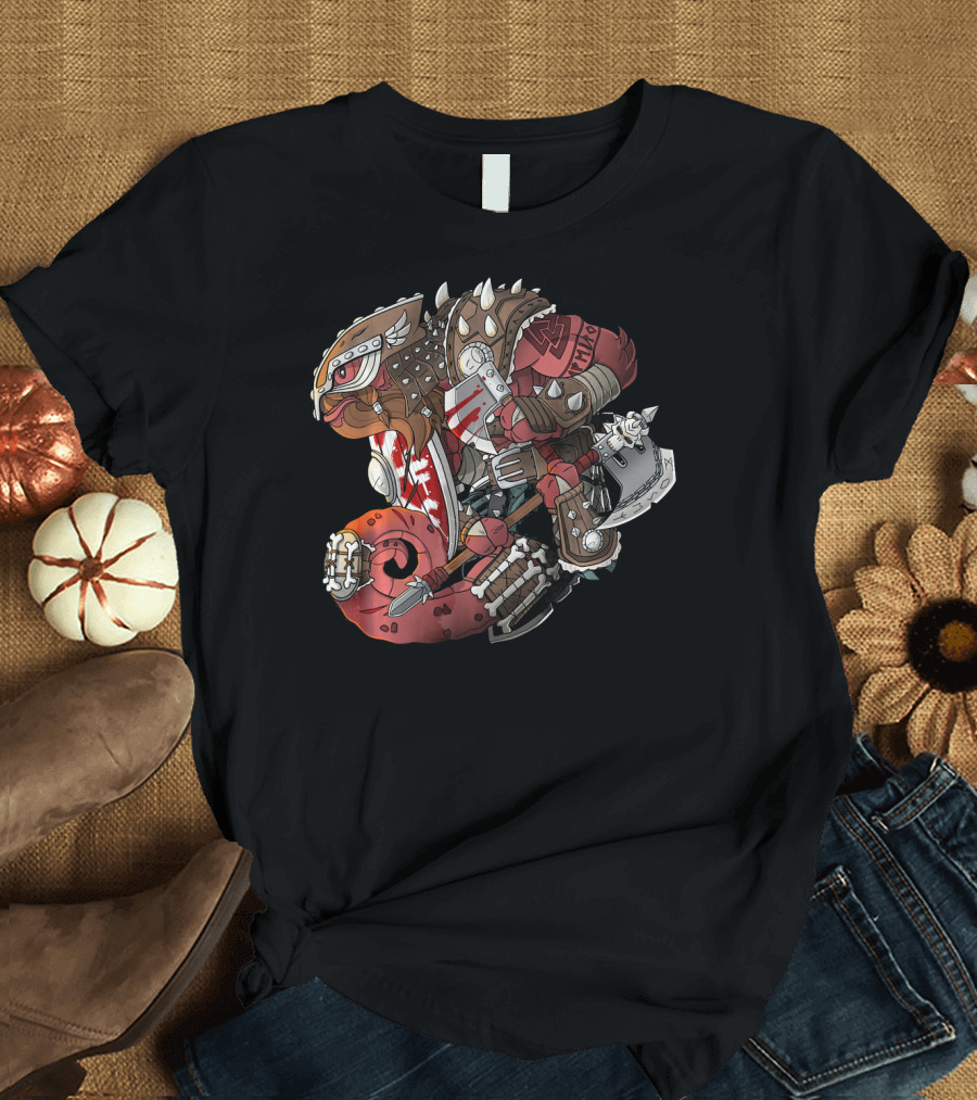 Chameleon Legion Viking Ragnar Warrior Axe Shield Helmet Nordic T-Shirt