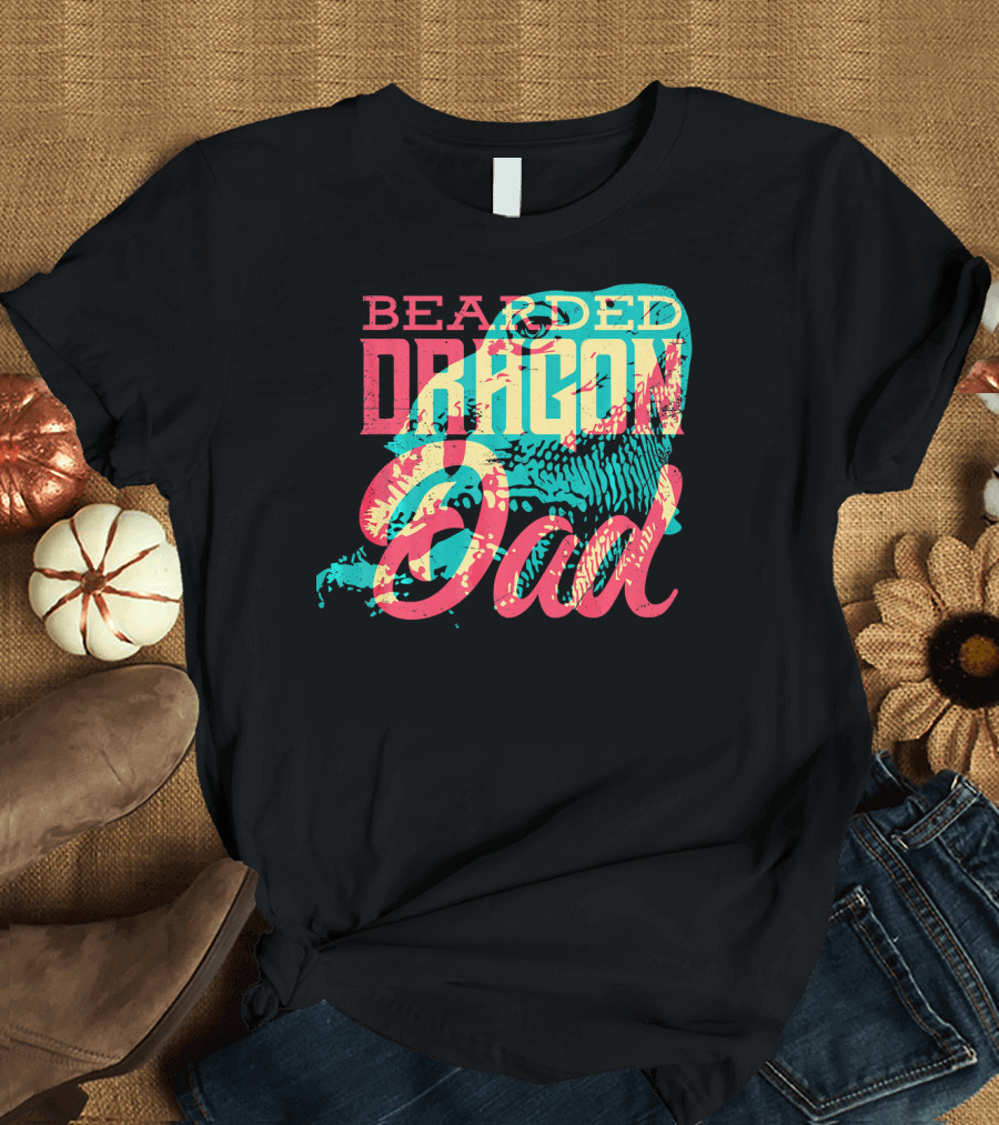 Bearded Dragon Dad Pogona T-Shirt