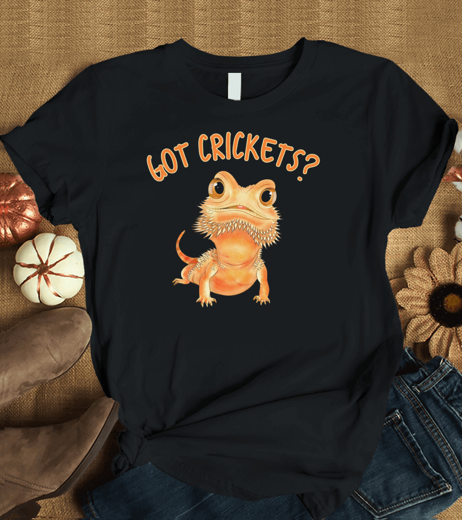 Bearded Dragon Got Crickets? Herp T-Shirt