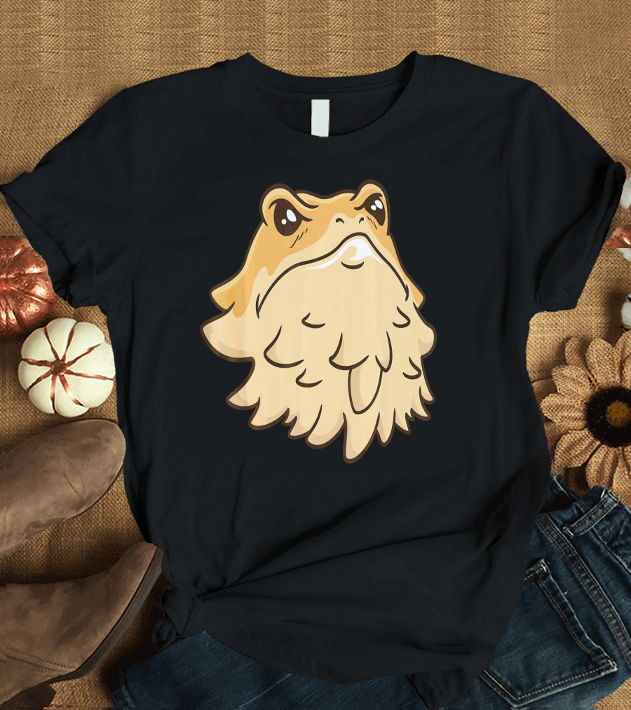 Cute Bearded Dragon Retro Cartoon T-Shirt