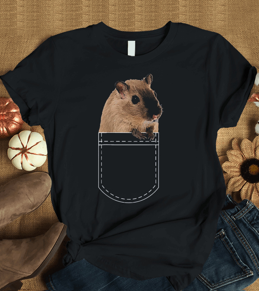 Gerbil In My Pocket Awesome Gerbil Lovers T-Shirt