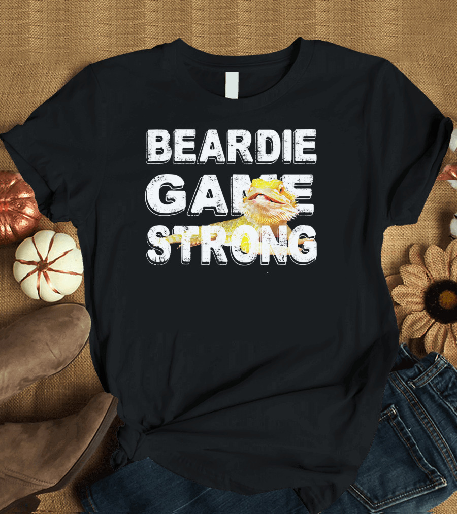 Beardie Game Strong Reptiles Beard Image T-Shirt