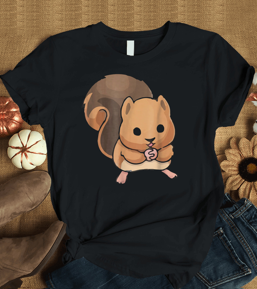 Cute Squirrel Adorable Cartoon T-Shirt
