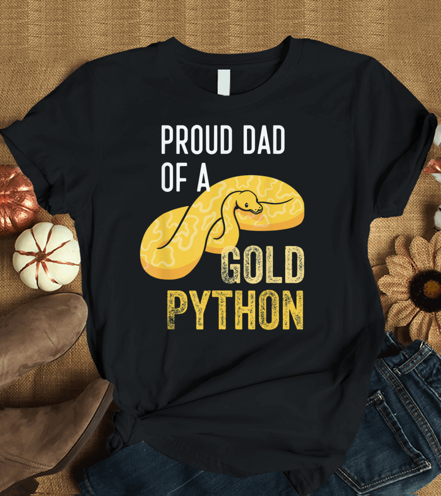 Proud Dad of a Gold Python T-Shirt