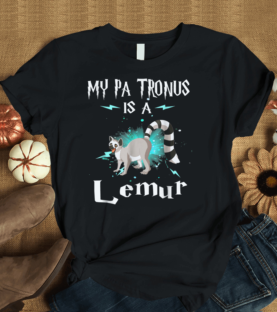 My Patronus Is A Lemur Funny Lemur Lover Wizarding Fan Magic Creature Humor T-Shirt