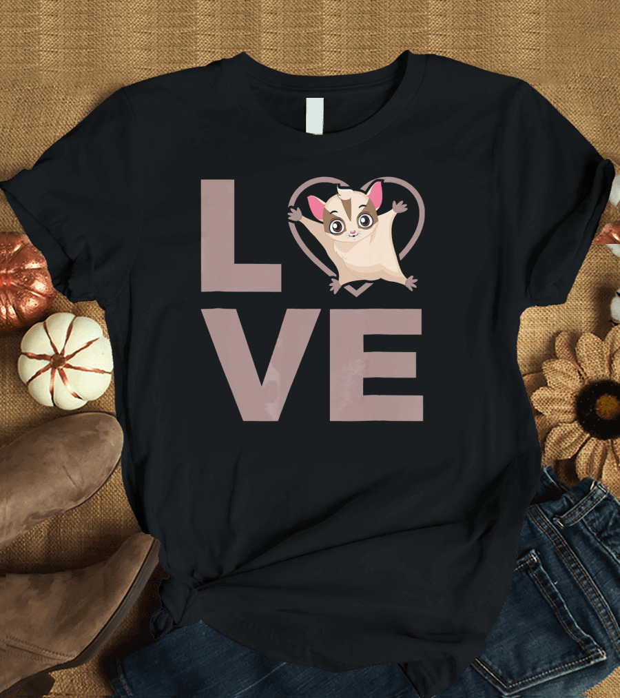 LOVE My Sugar Glider Heart T-Shirt