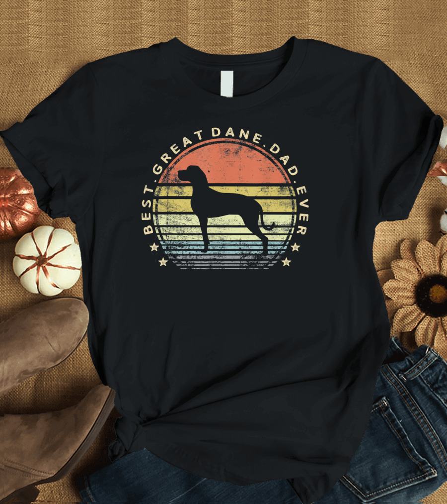 Best Great Dane Dad Ever Mens T-Shirt