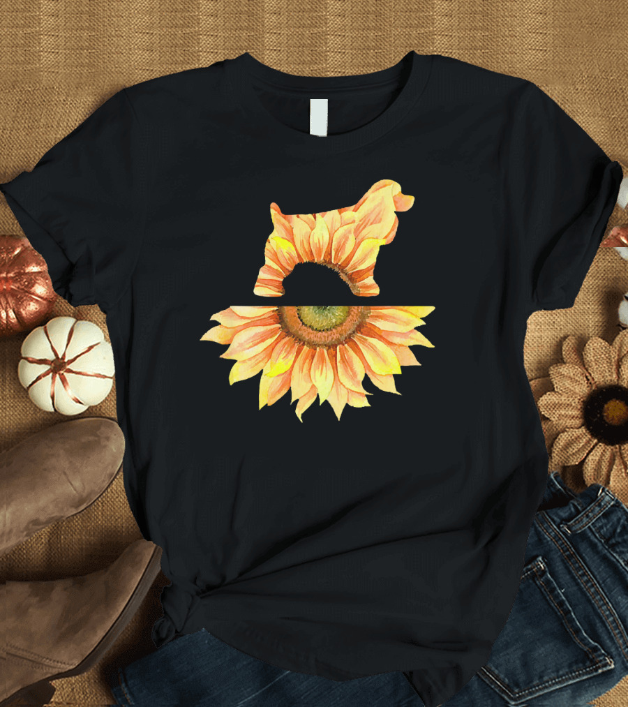Cocker Spaniel Sunflower T-Shirt