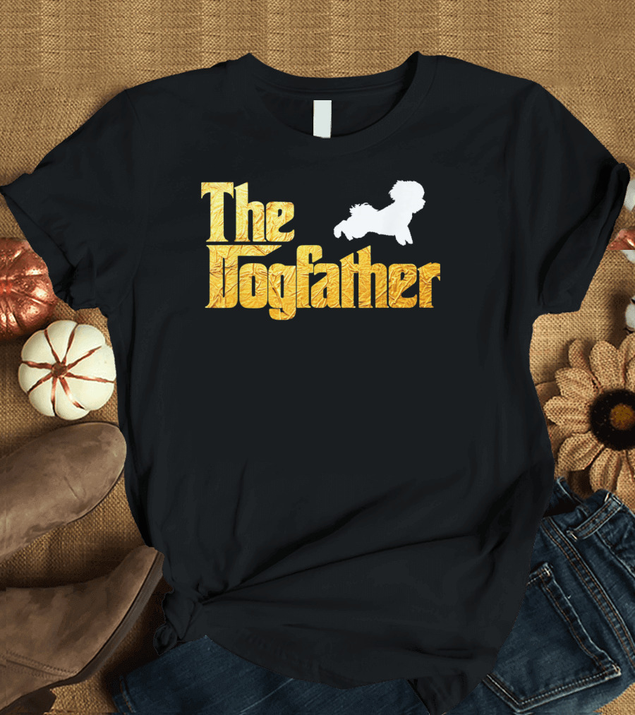 The Dogfather Maltese Dog T-Shirt