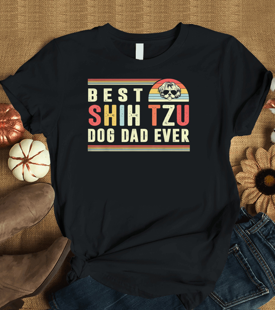 Best Shih Tzu Dog Dad Ever T-Shirt