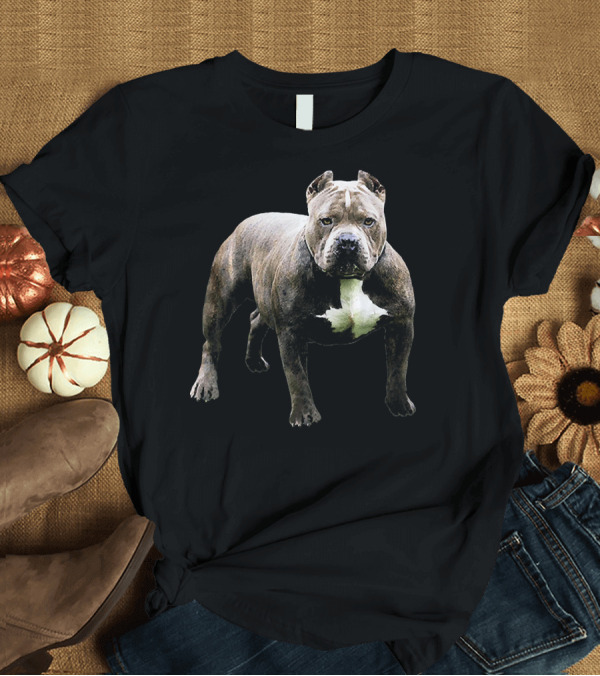 T-Shirt: Angry Pitbull Pit Bull Powerful Stance T-Shirt Angry Pitbull Pit Bull Powerful Stance T-Shirt