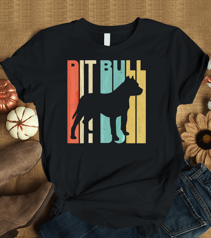 Pit Bull Vintage Retro T-Shirt
